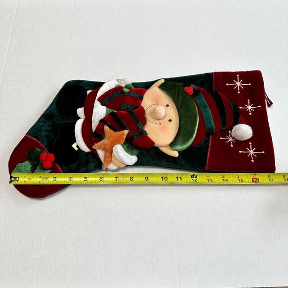 Prima Creations Elf Christmas Stocking - Picture 11 of 12